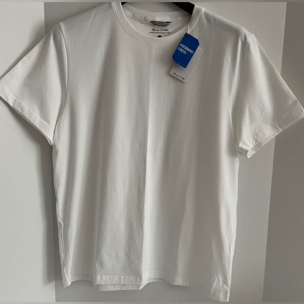 Porter & Ash 95% Cotton 4-way Stretch Short Sleeve Crew Neck Casual Top/Tshirt